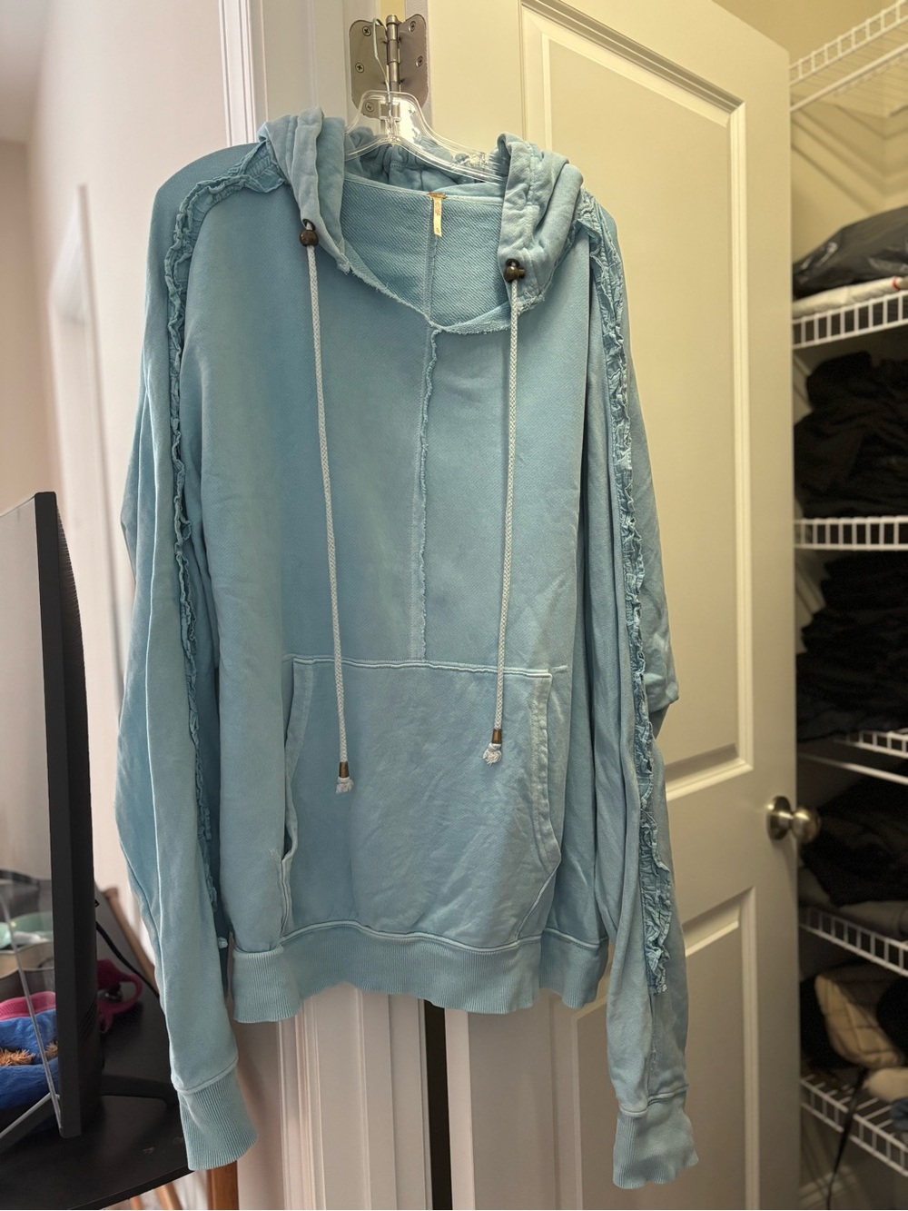 We The Free Ruffle Sleeve Sweatshirt